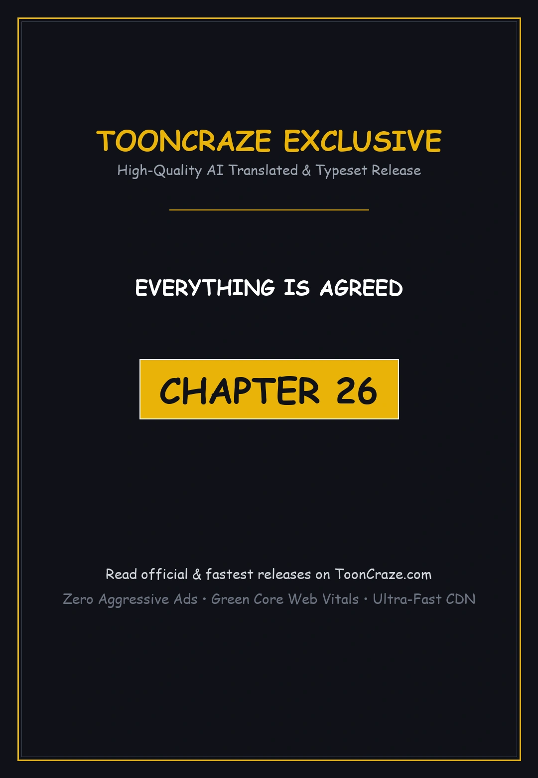 Everything Is Agreed Chapter 26 - Page 1