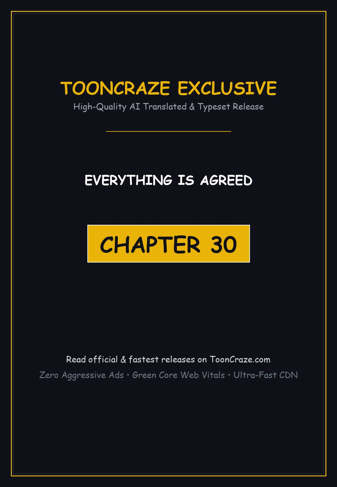 Everything Is Agreed Chapter 30 - Page 1