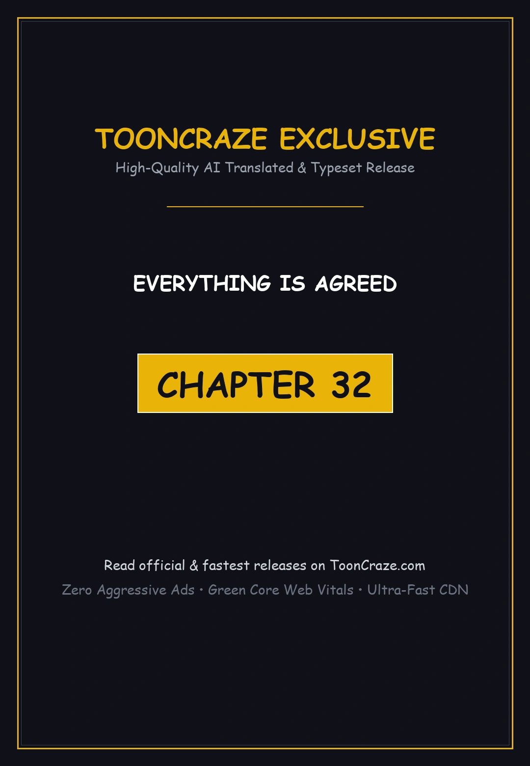 Everything Is Agreed Chapter 32 - Page 1