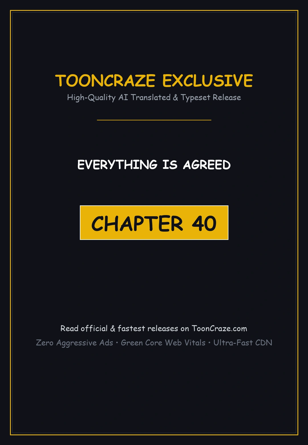 Everything Is Agreed Chapter 40 - Page 1