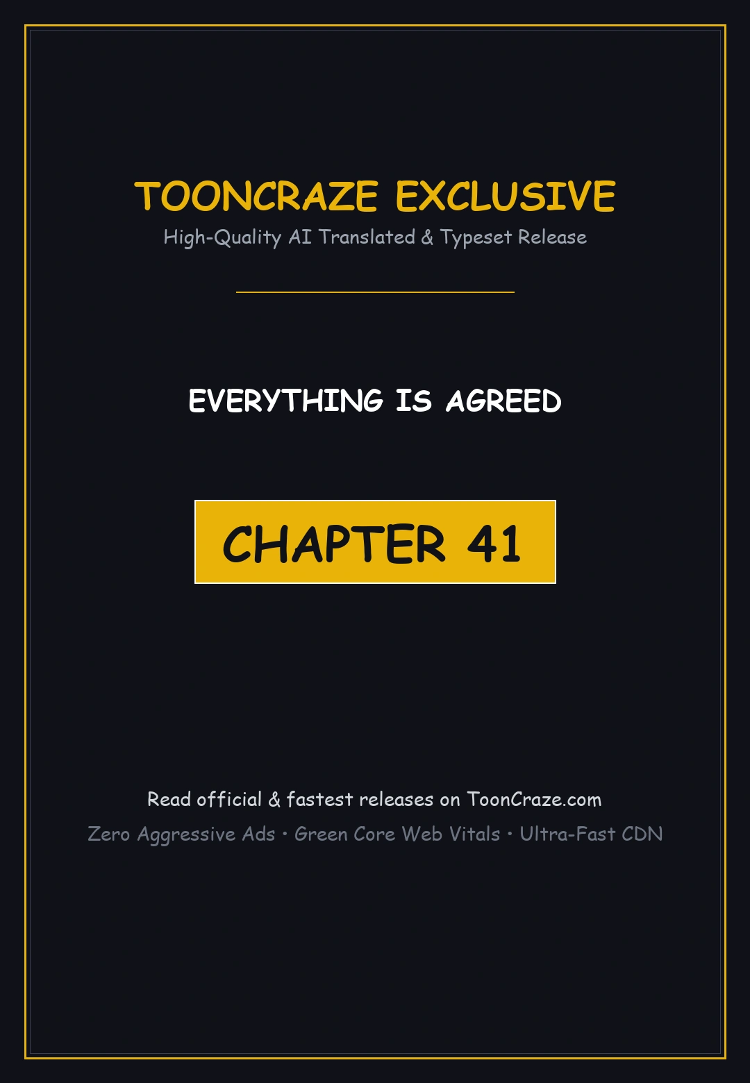 Everything Is Agreed Chapter 41 - Page 1