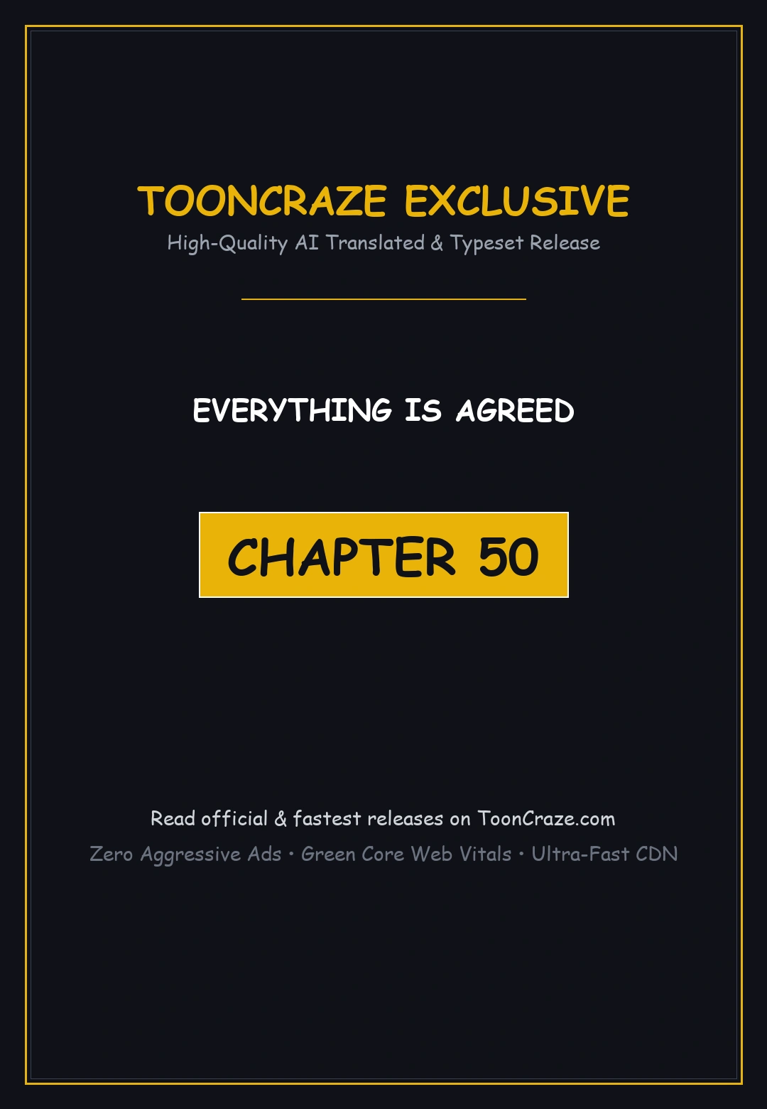 Everything Is Agreed Chapter 50 - Page 1