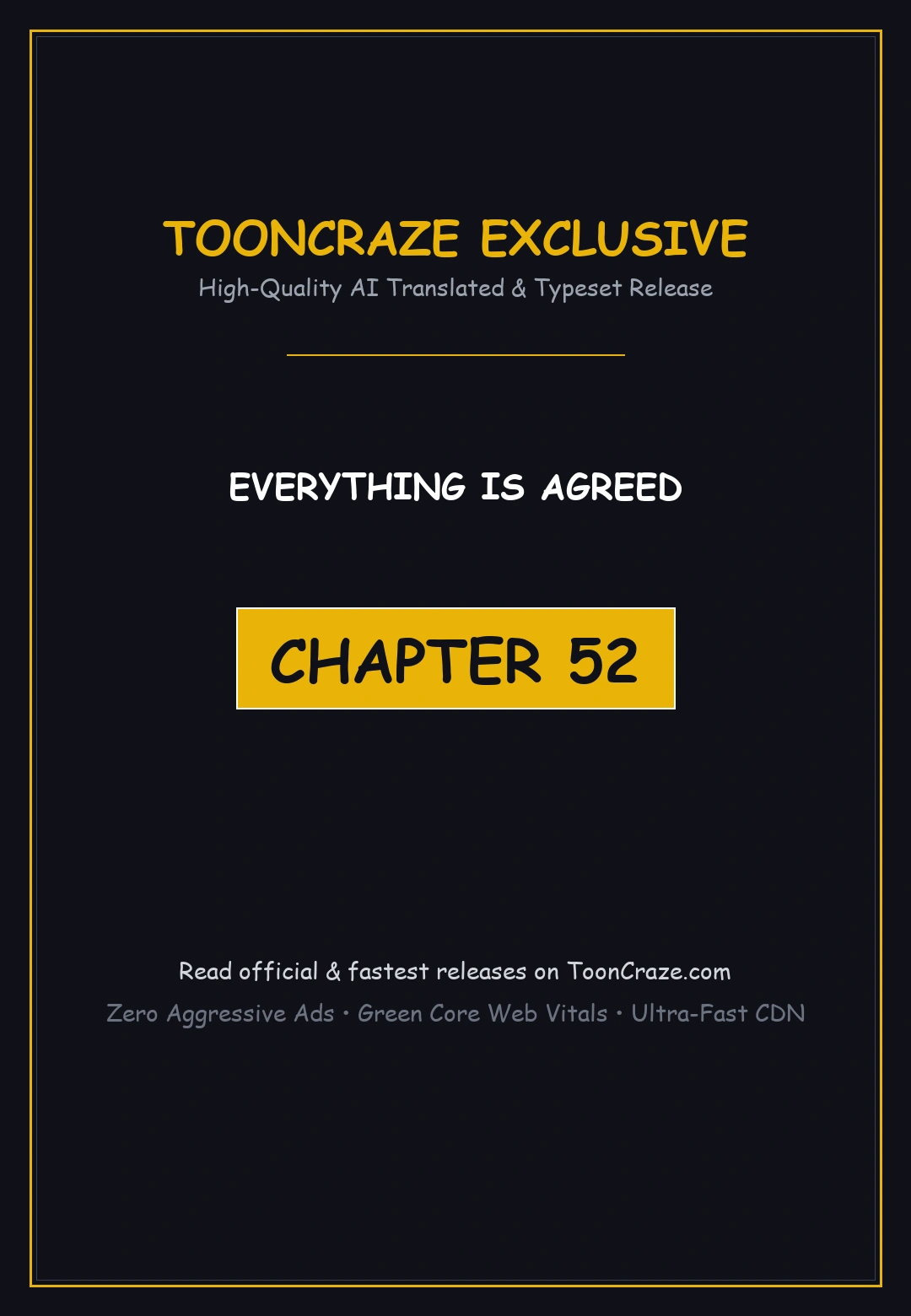 Everything Is Agreed Chapter 52 - Page 1