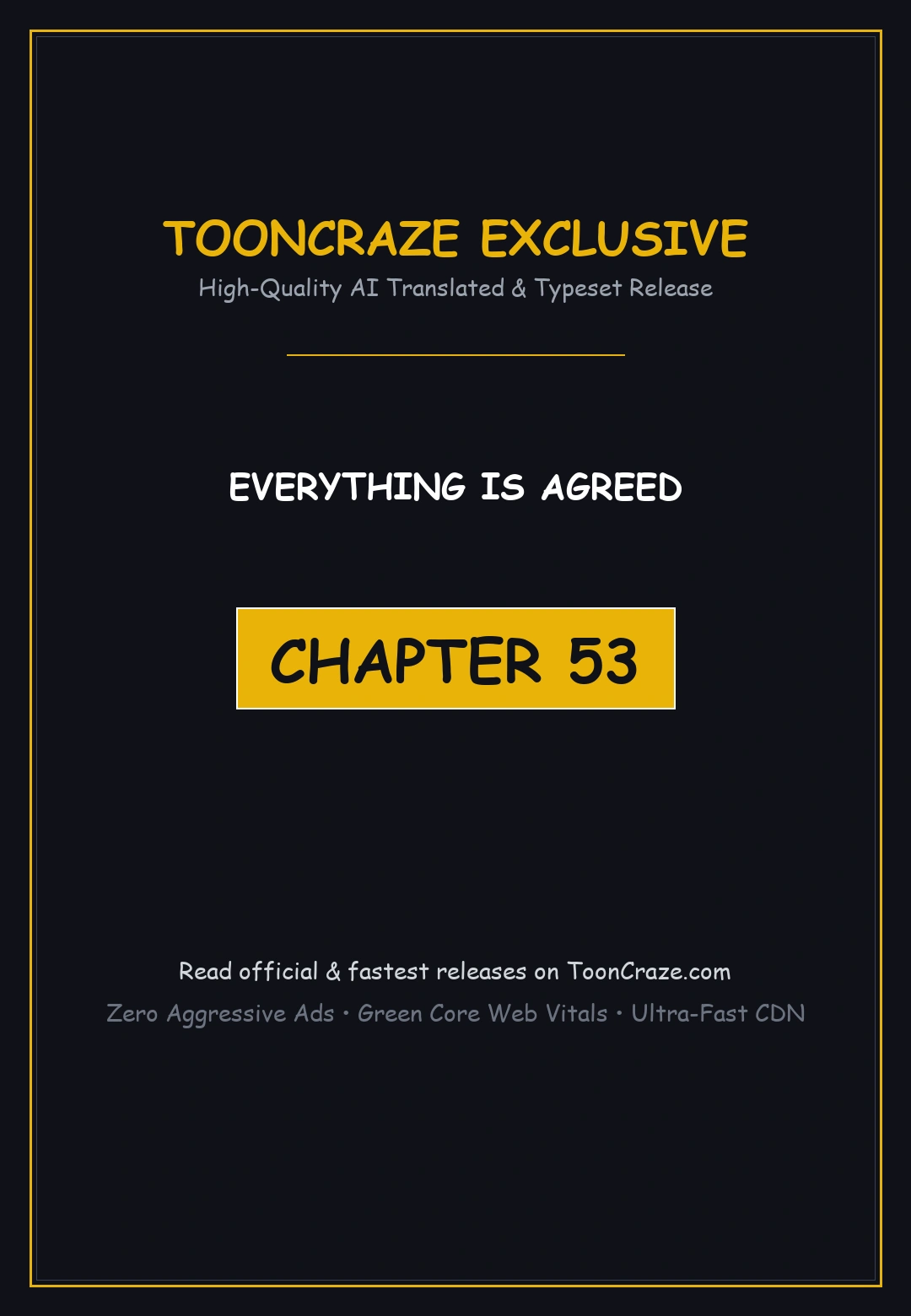 Everything Is Agreed Chapter 53 - Page 1