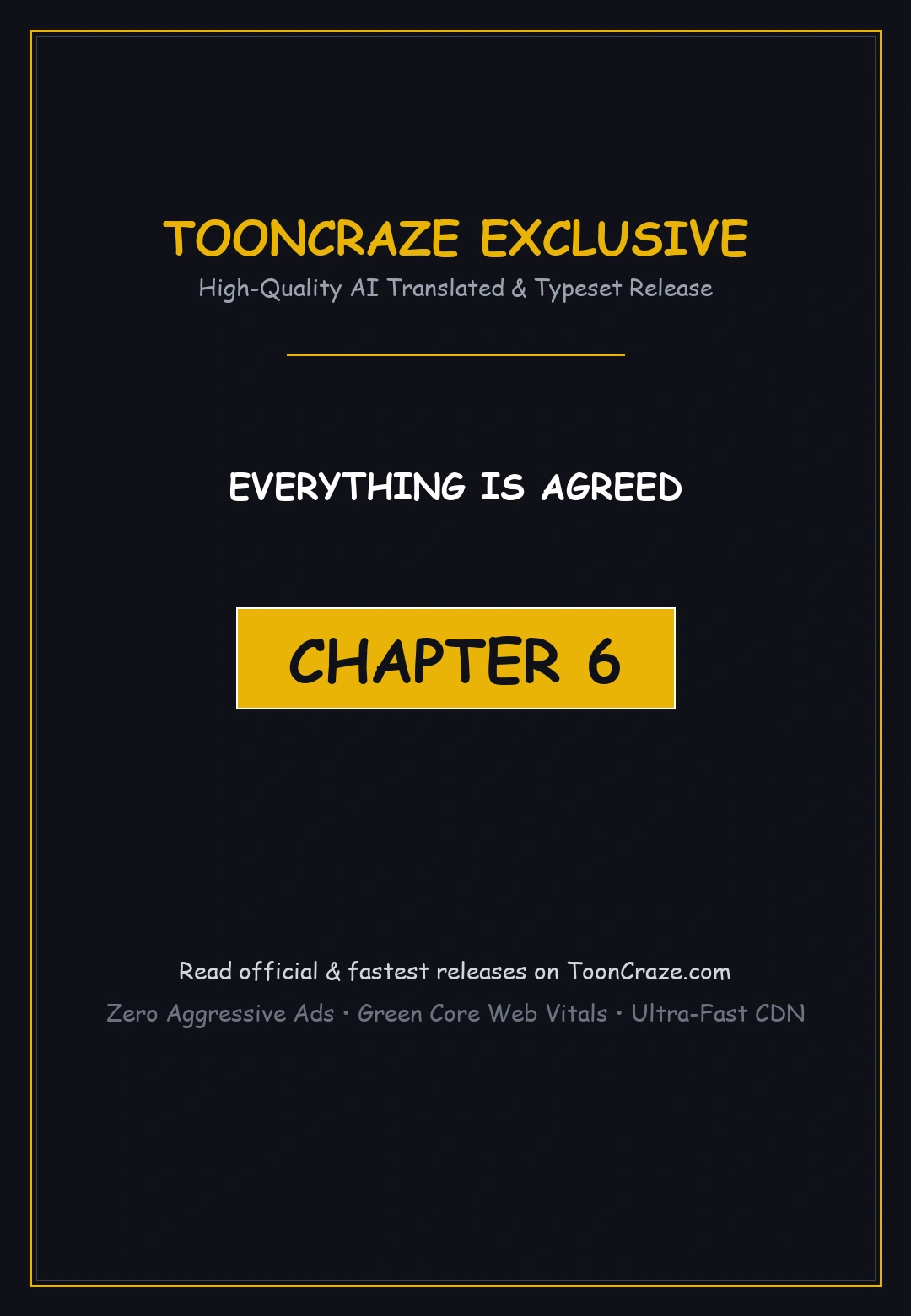 Everything Is Agreed Chapter 6 - Page 1