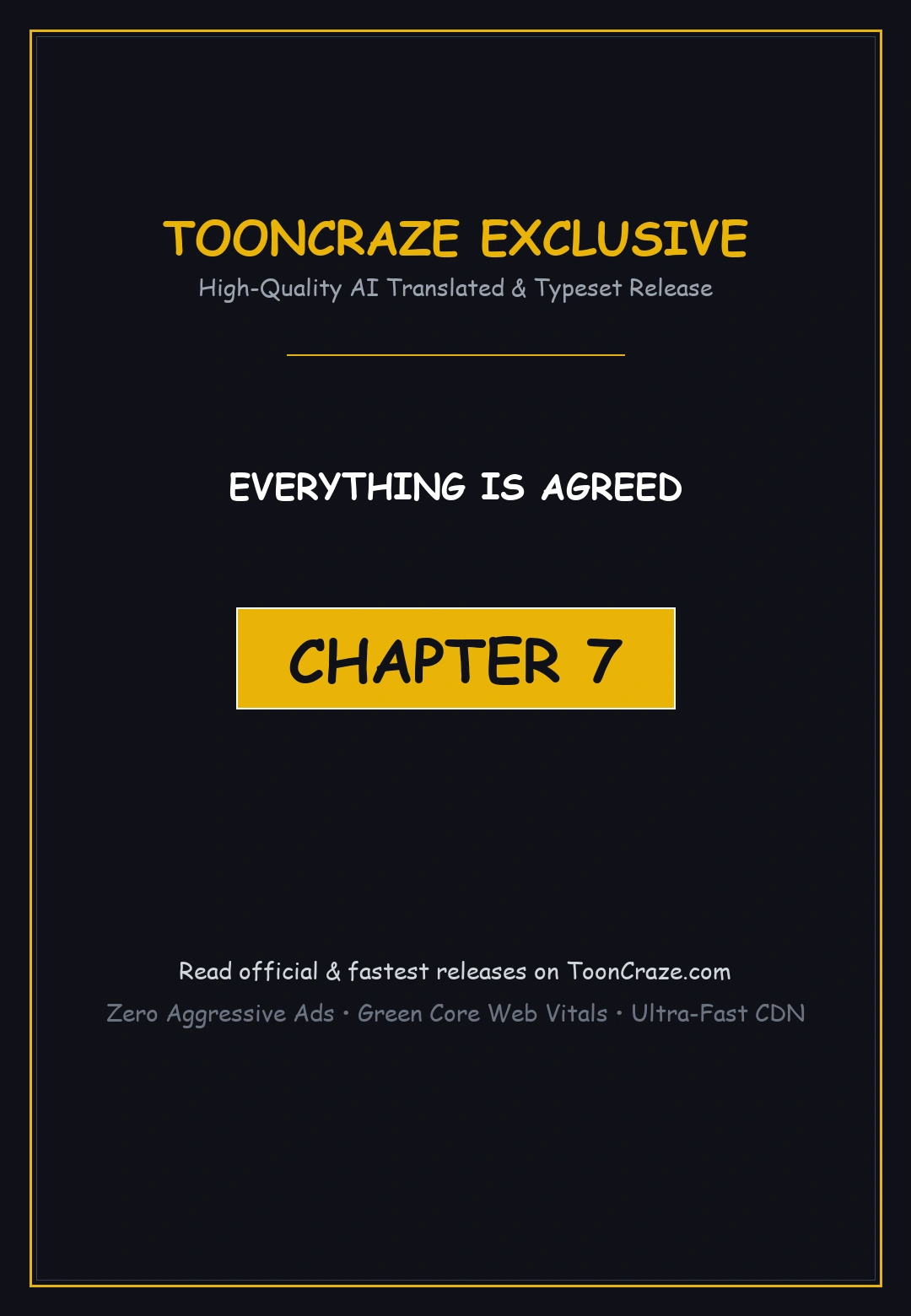 Everything Is Agreed Chapter 7 - Page 1