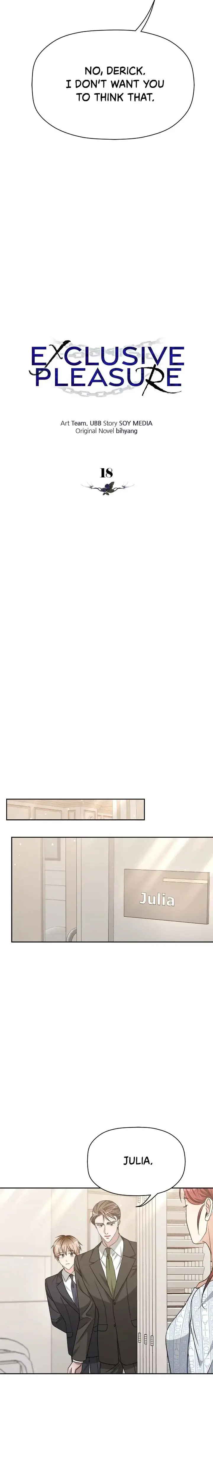 Exclusive Pleasure Chapter 18 - Page 3