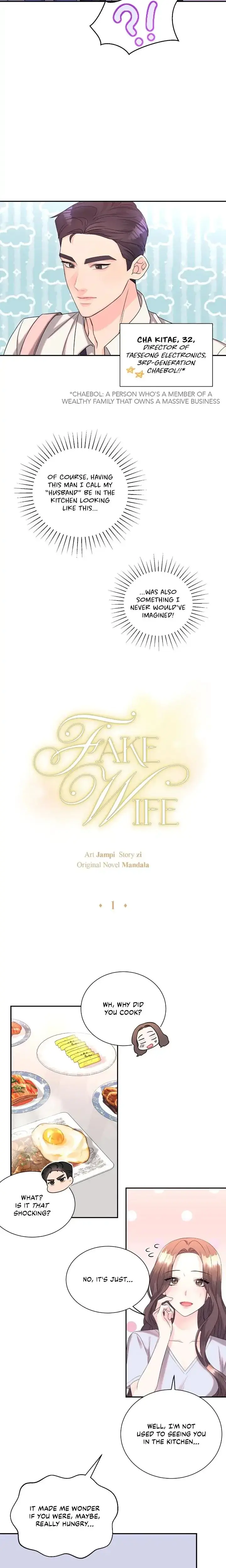 Fake Wife Chapter 1 - Page 5