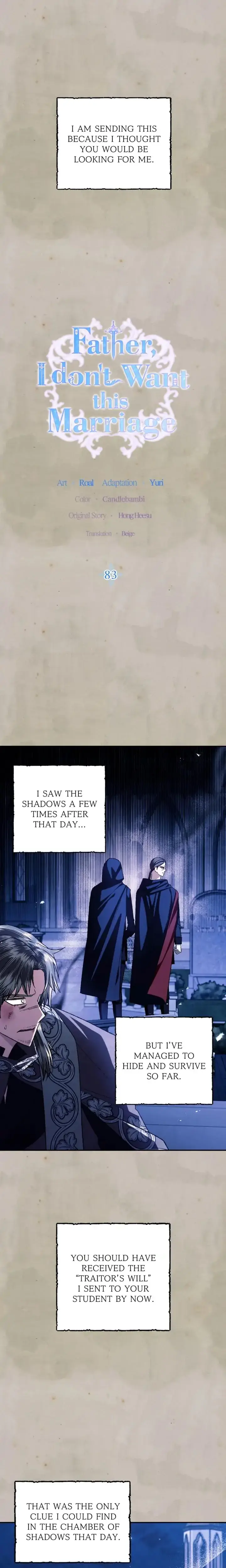 Father I Don T Wan T This Marriage Chapter 83 - Page 1