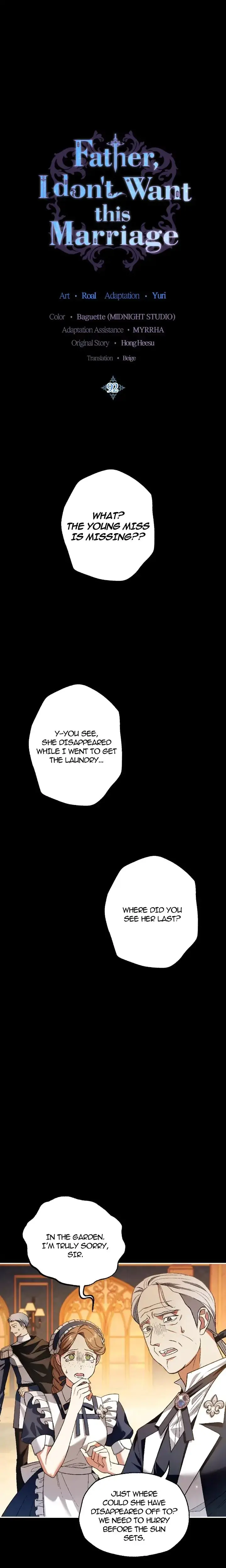Father I Don T Wan T This Marriage Chapter 92 - Page 1
