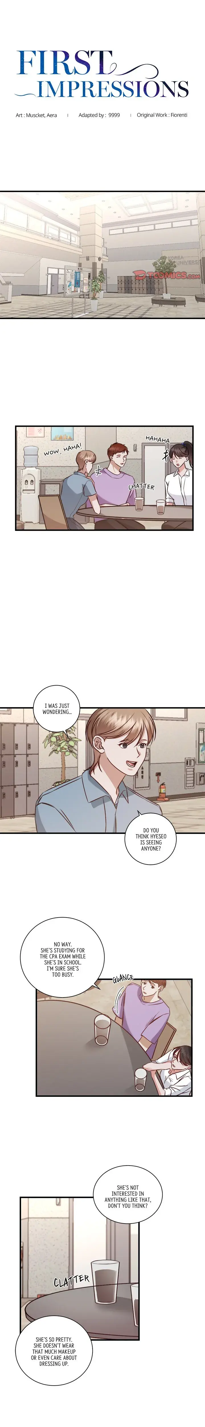 First Impressions Chapter 12 - Page 1