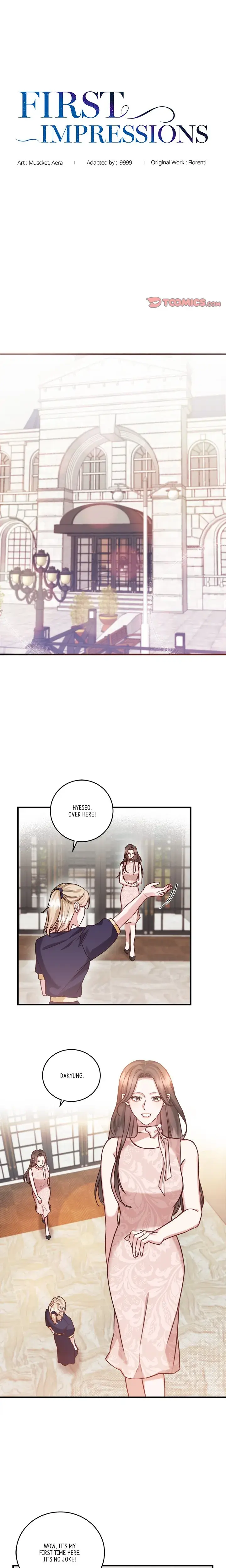 First Impressions Chapter 4 - Page 1