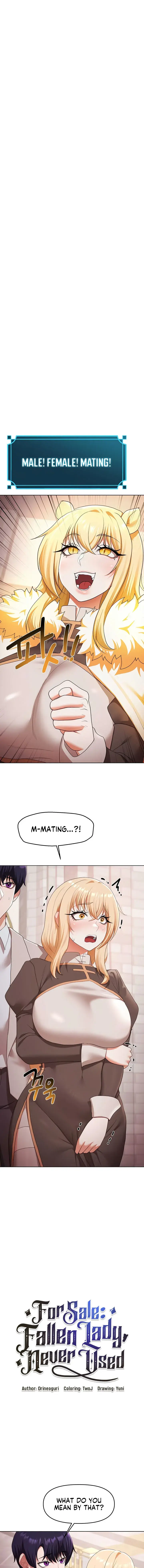 For Sale Fallen Lady Never Used Chapter 59 - Page 1