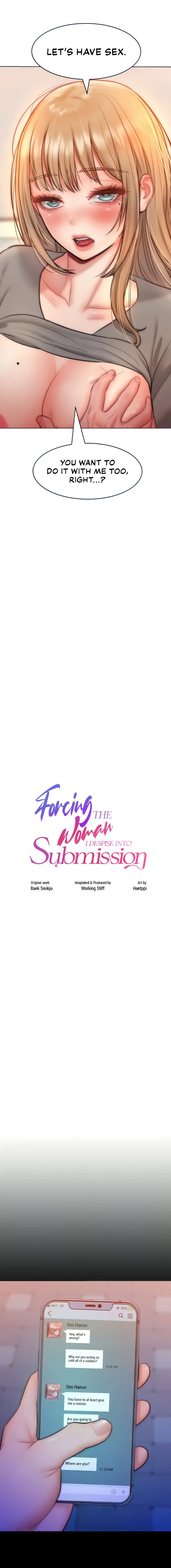 Forcing The Woman I Despise Into Submission Chapter 24 - Page 2