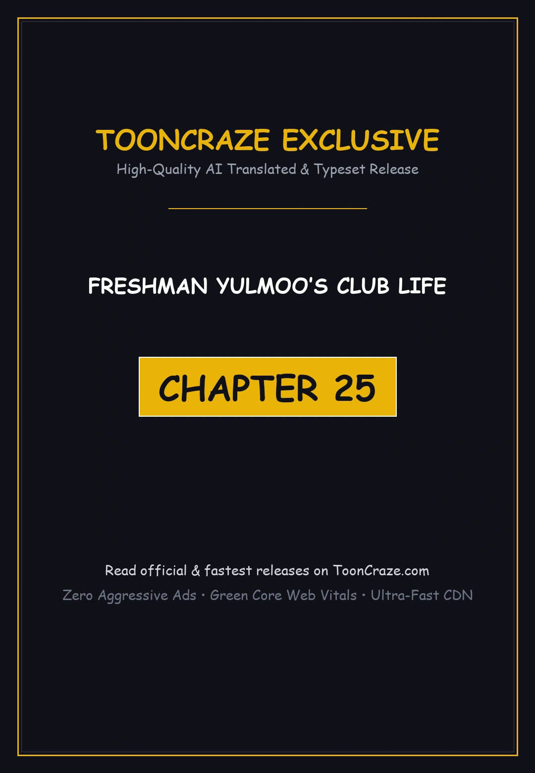 Freshman Yulmoos Club Life Chapter 25 - Page 1