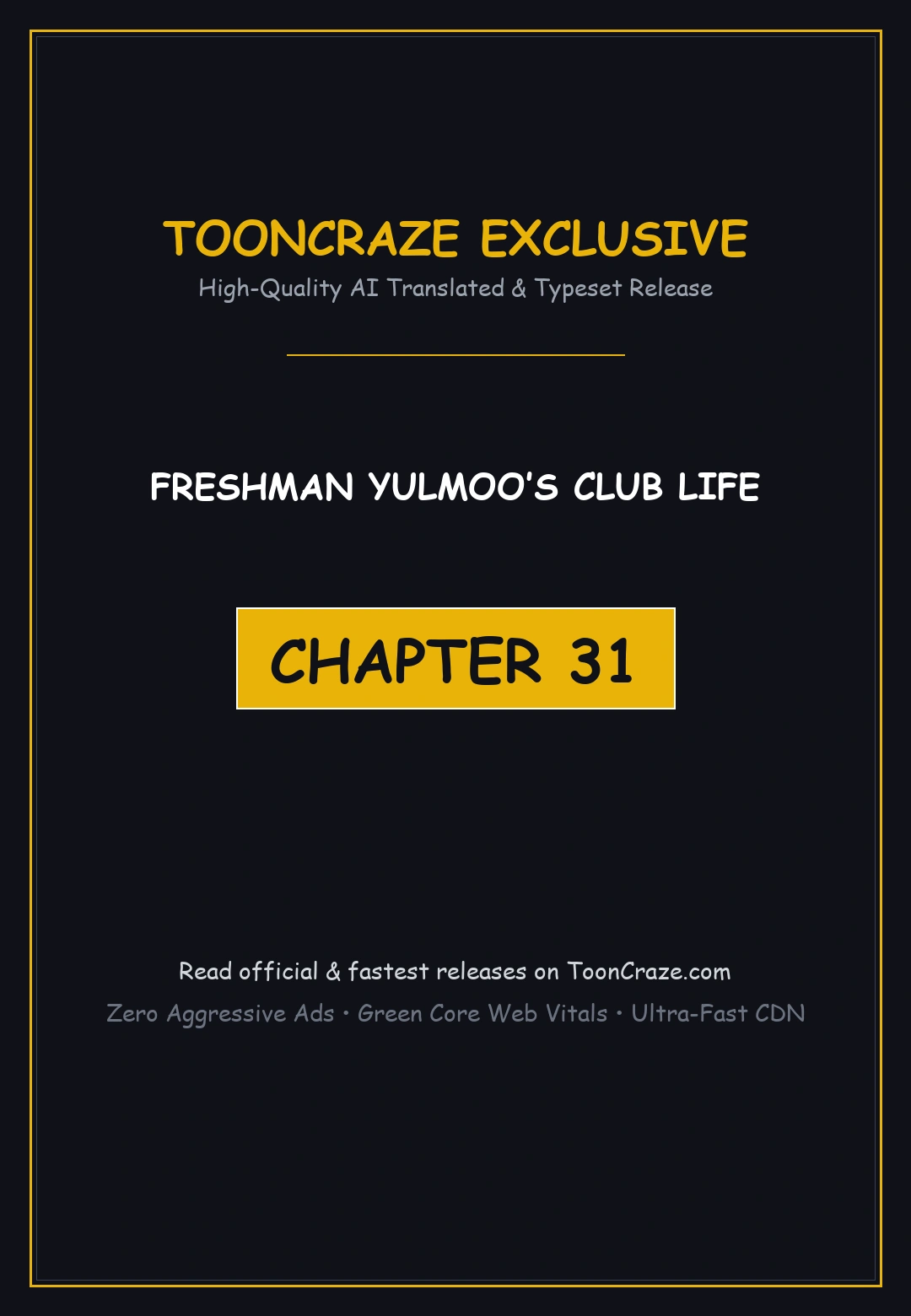 Freshman Yulmoos Club Life Chapter 31 - Page 1