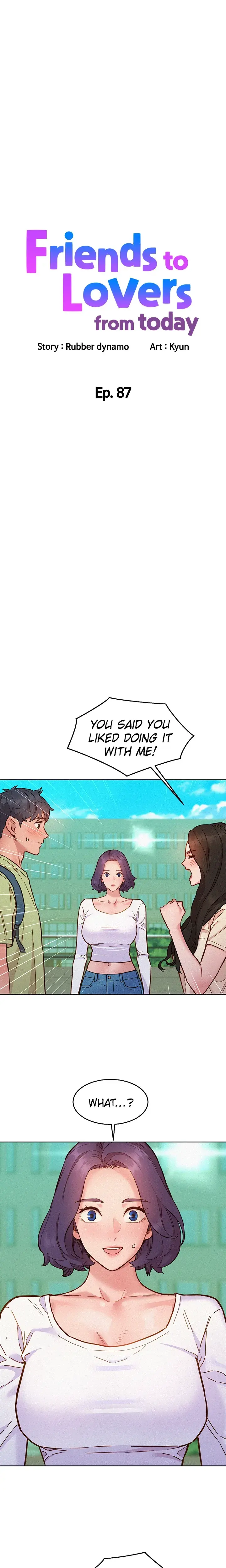 Friends To Lovers From Today Chapter 87 - Page 1