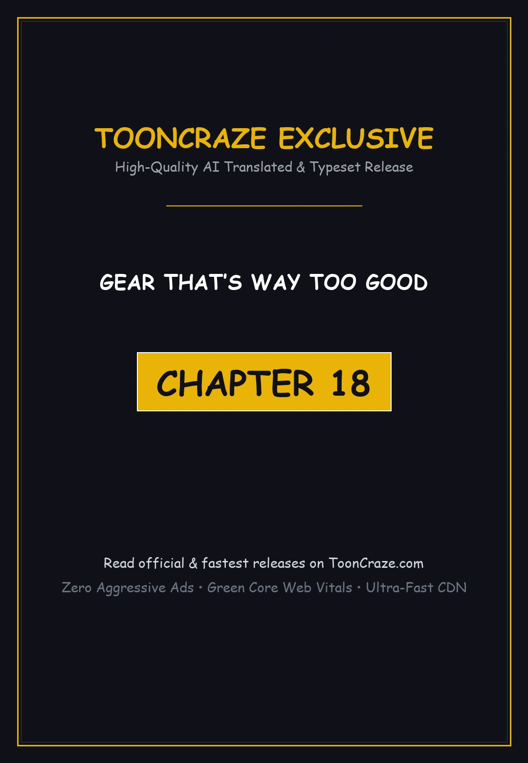 Gear Thats Way Too Good Chapter 18 - Page 1