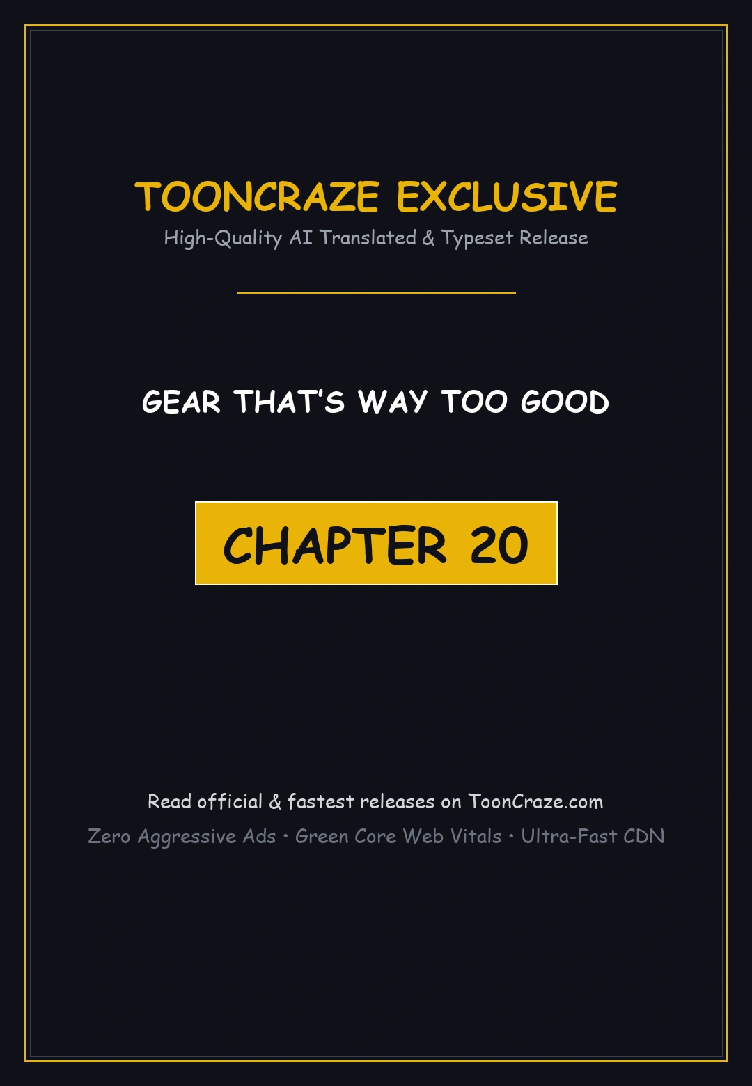 Gear Thats Way Too Good Chapter 20 - Page 1