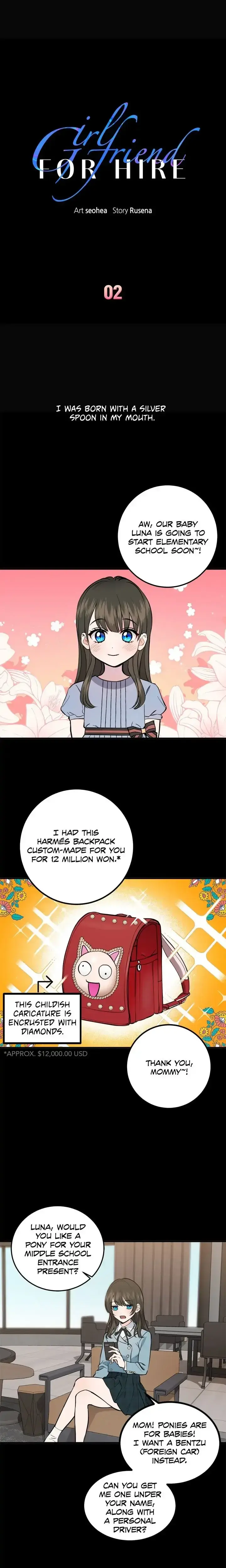 Girlfriend For Hire Chapter 2 - Page 1