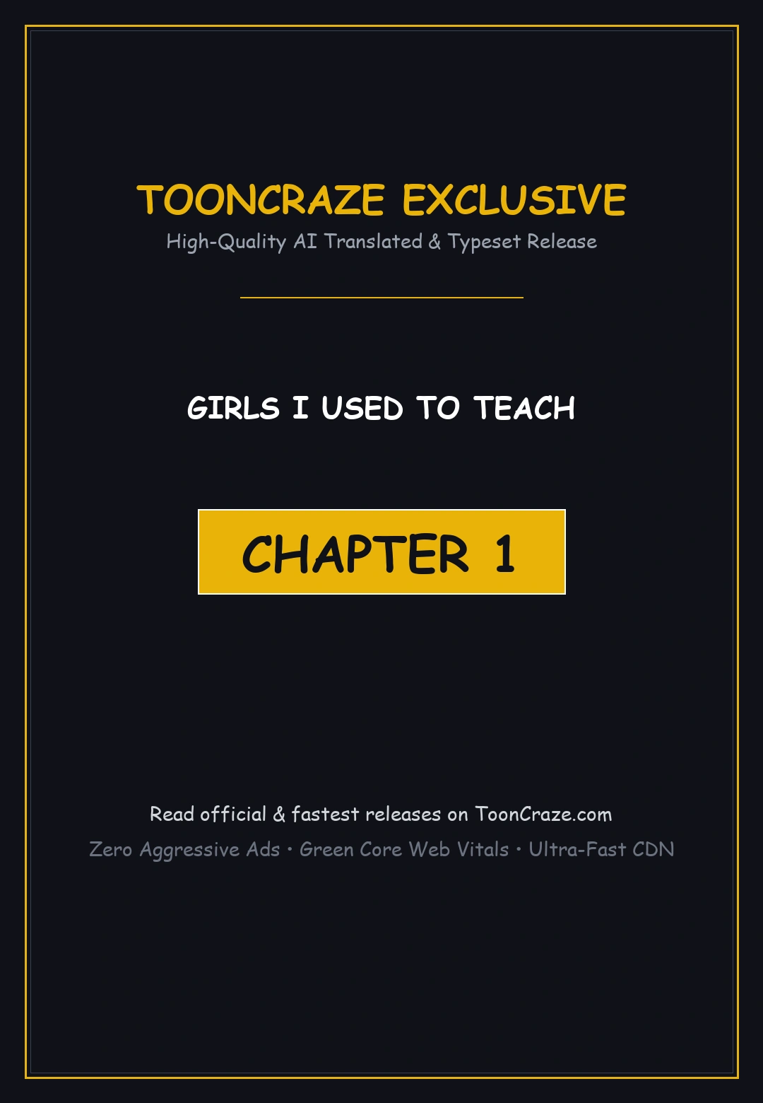 Girls I Used To Teach Chapter 1 - Page 1