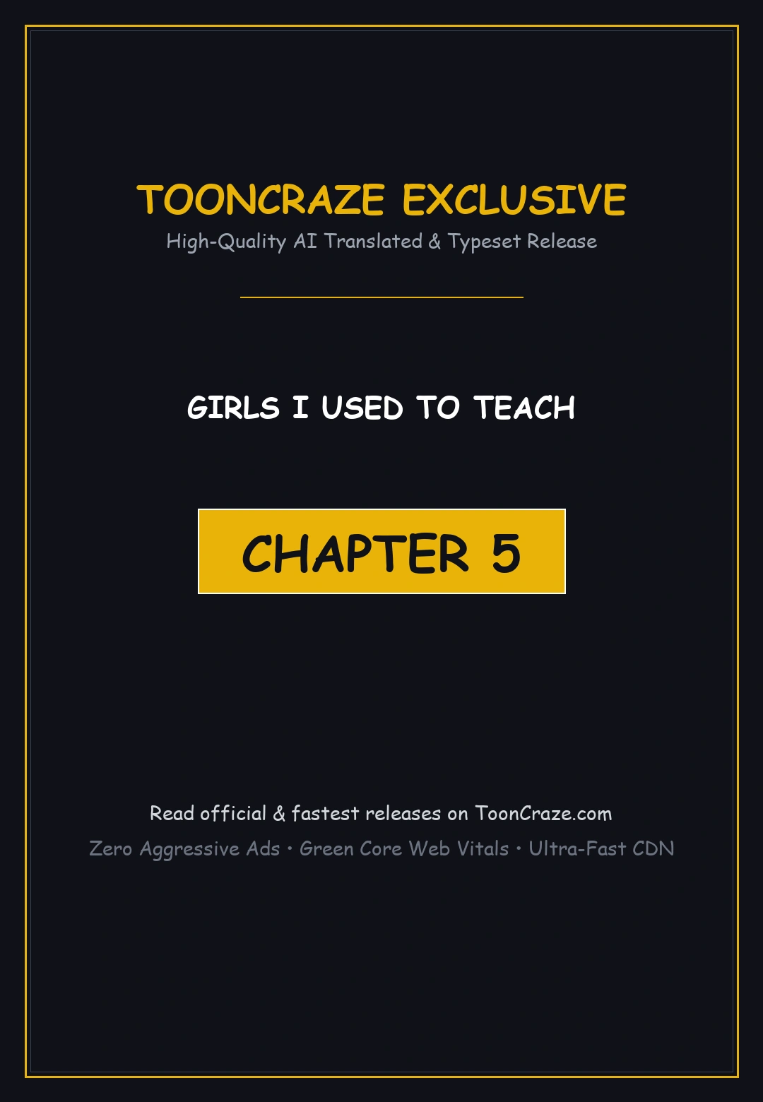 Girls I Used To Teach Chapter 5 - Page 1