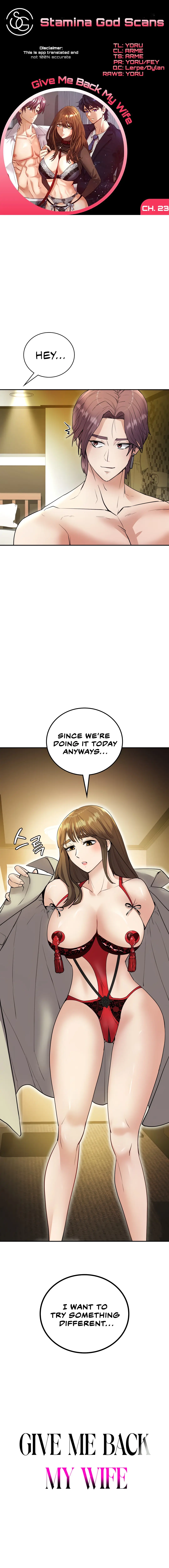 Give Me Back My Wife Chapter 23 - Page 1