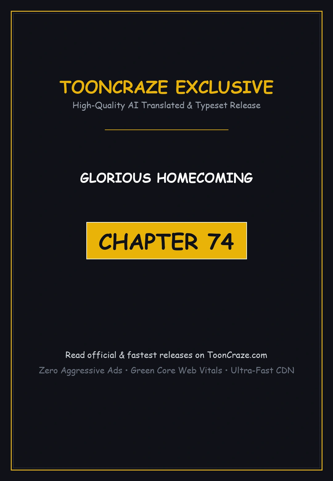 Glorious Homecoming Chapter 74 - Page 1