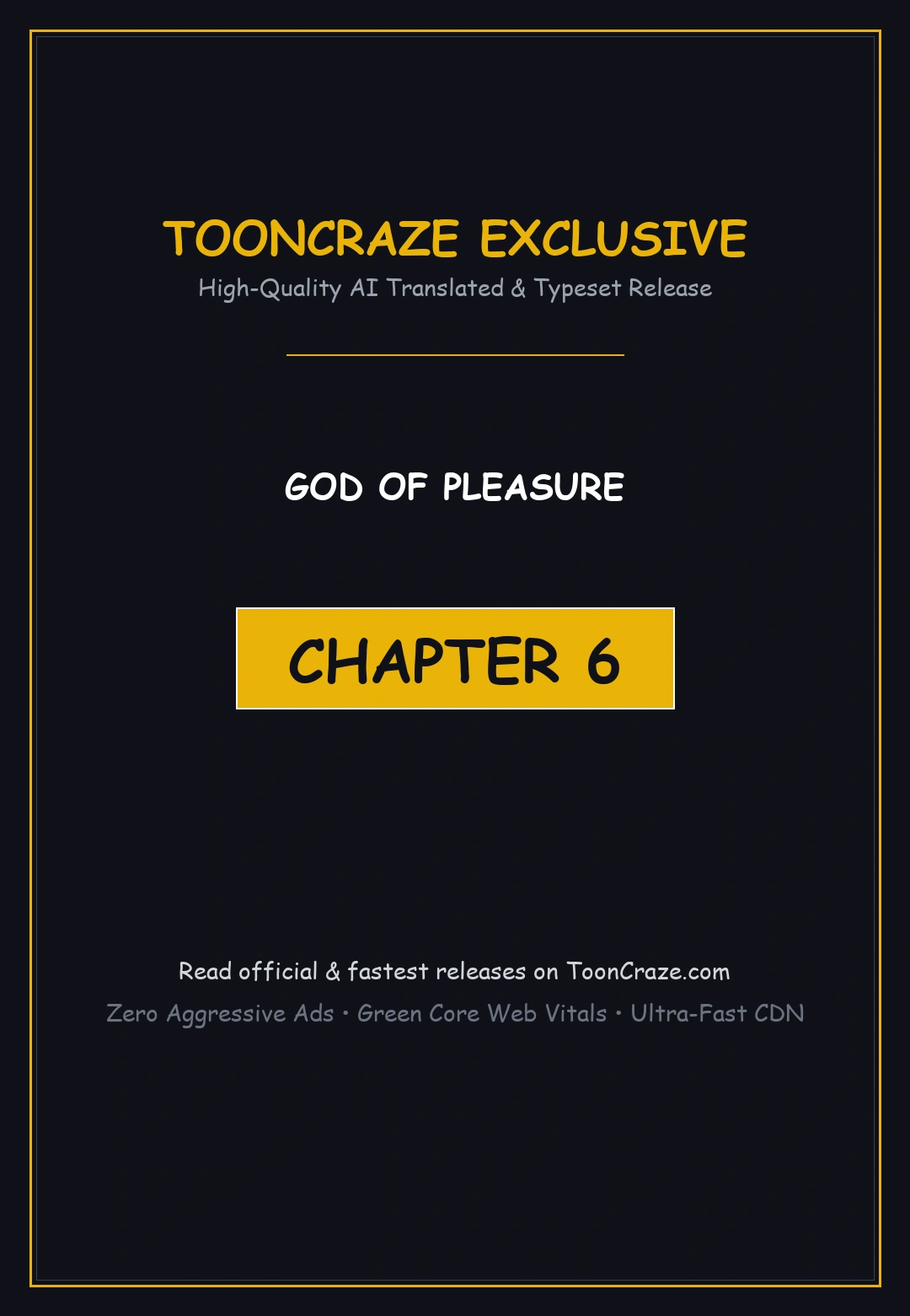God Of Pleasure Chapter 6 - Page 1