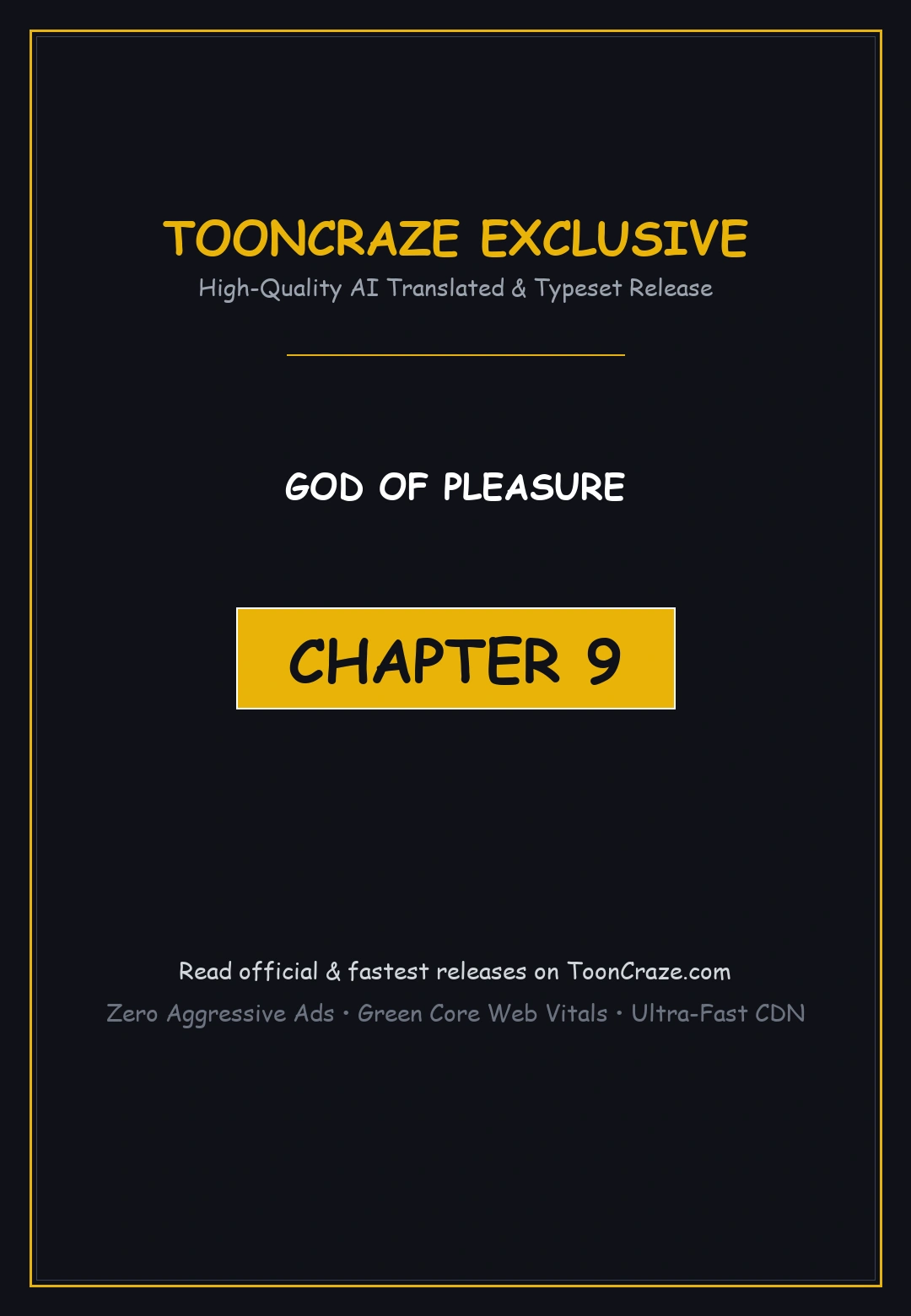 God Of Pleasure Chapter 9 - Page 1