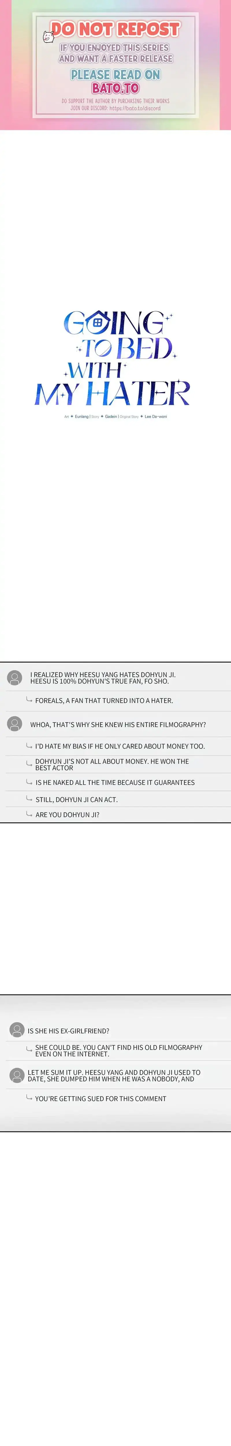 Going To Bed With My Hater Chapter 10 - Page 1
