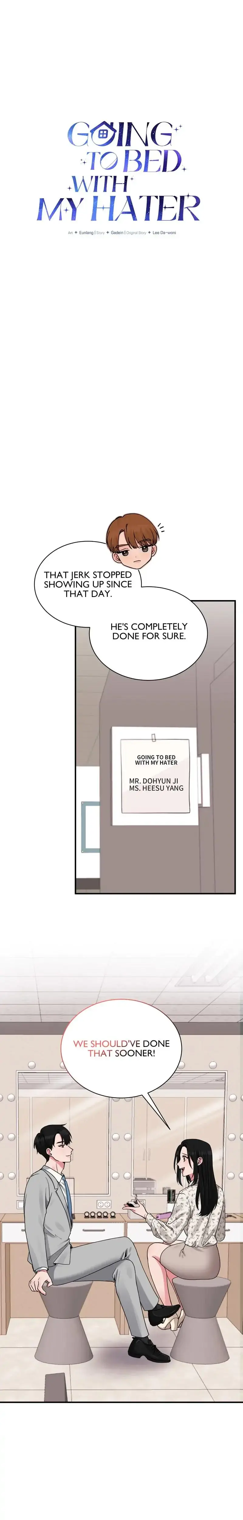 Going To Bed With My Hater Chapter 28 - Page 1