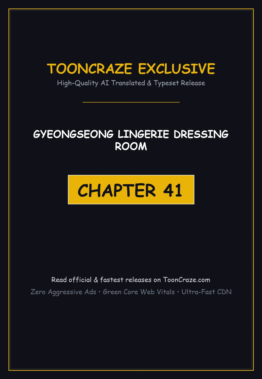 Gyeongseong Lingerie Dressing Room Chapter 41 - Page 1