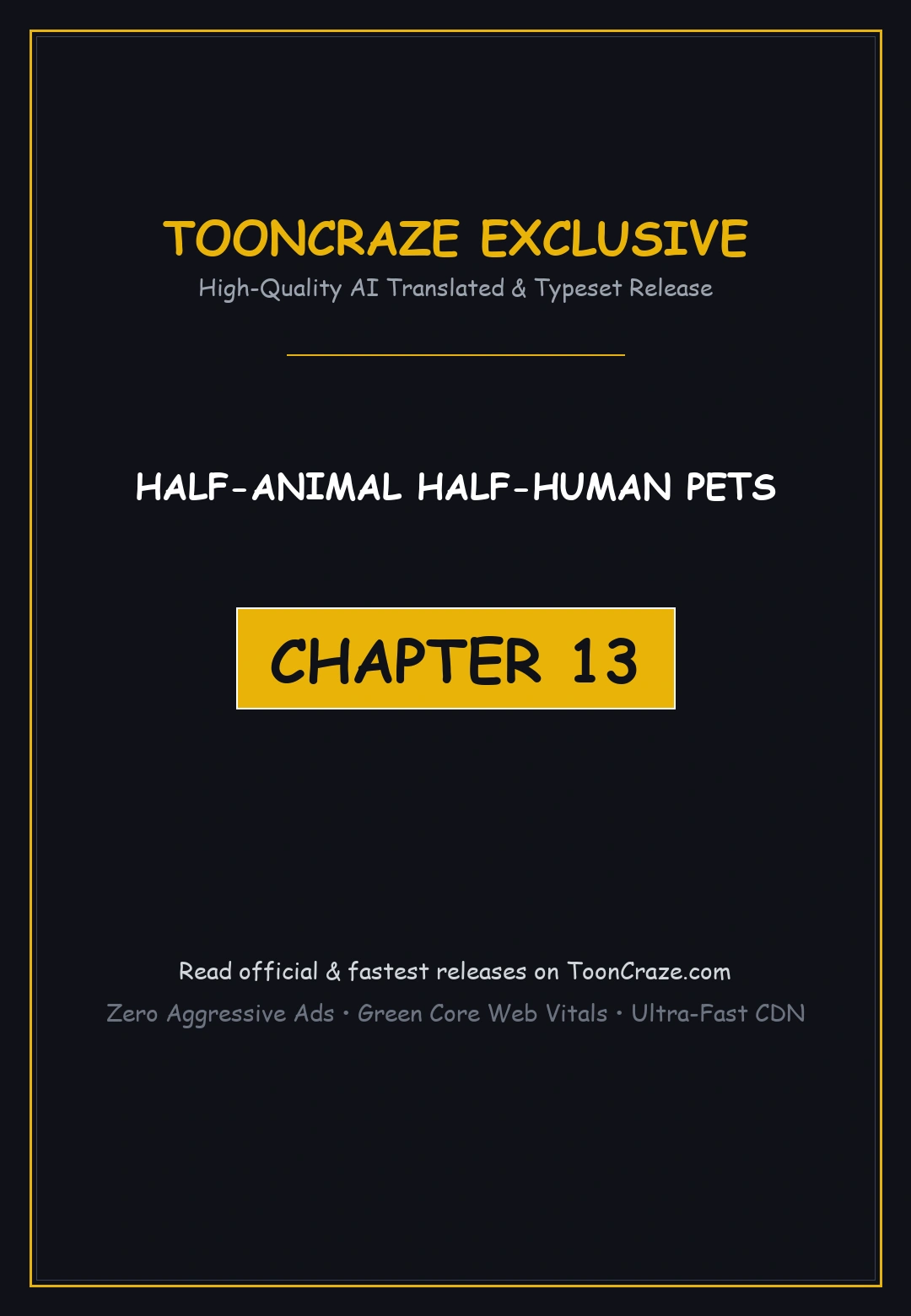 Half Animal Half Human Pets Chapter 13 - Page 1