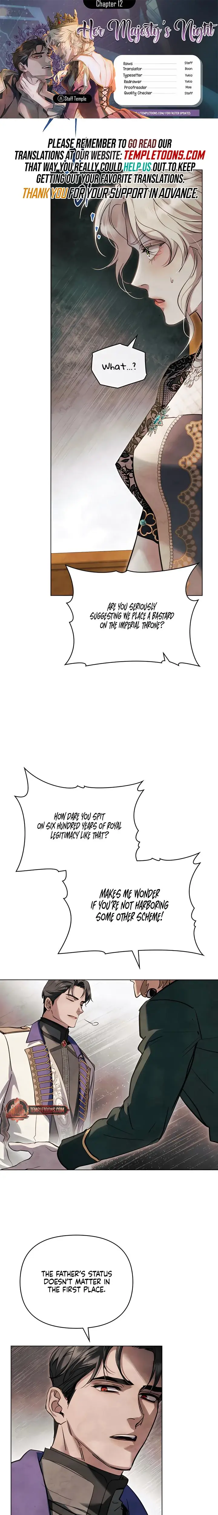 Her Majestys Night Chapter 12 - Page 1