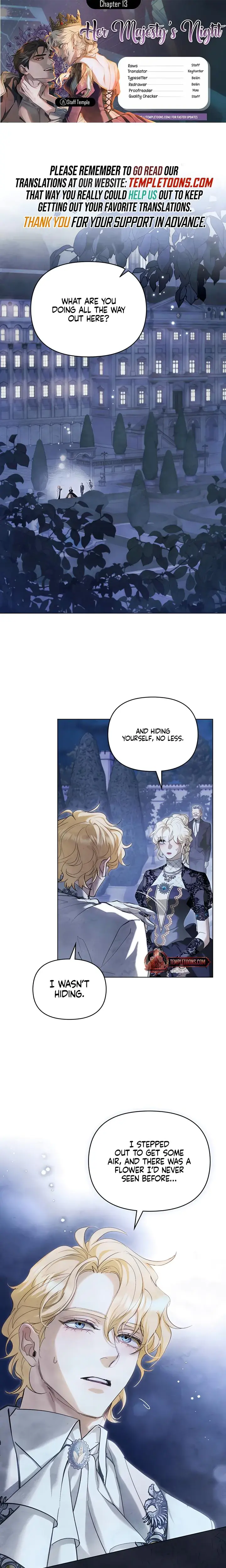 Her Majestys Night Chapter 13 - Page 1