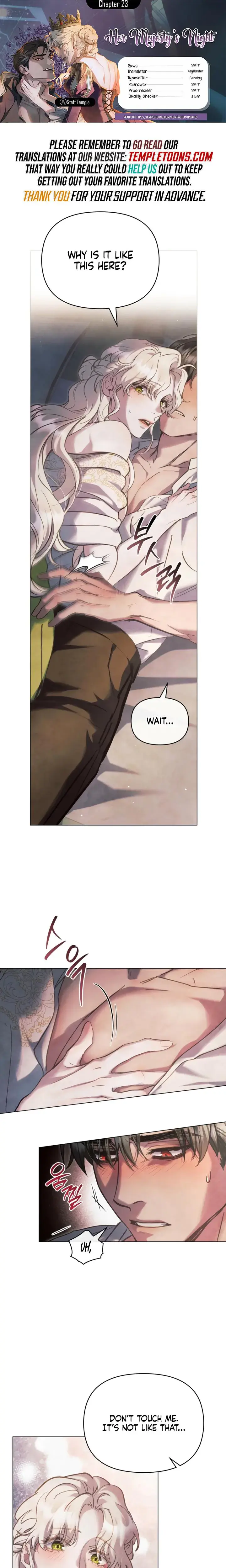Her Majestys Night Chapter 23 - Page 1