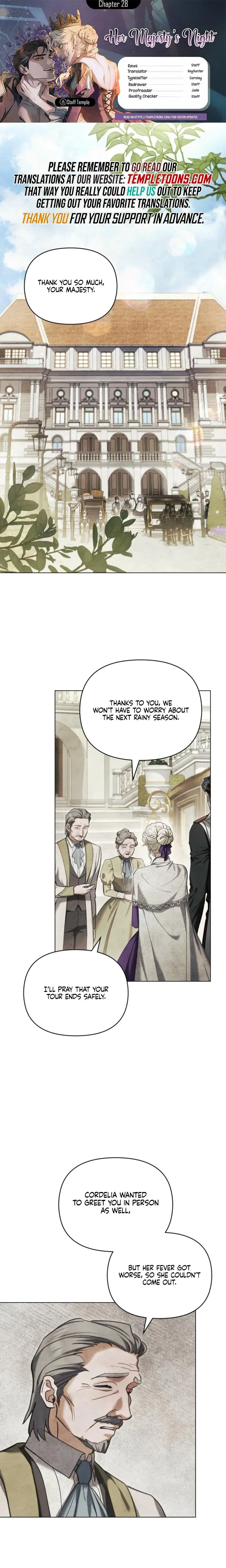 Her Majestys Night Chapter 28 - Page 1