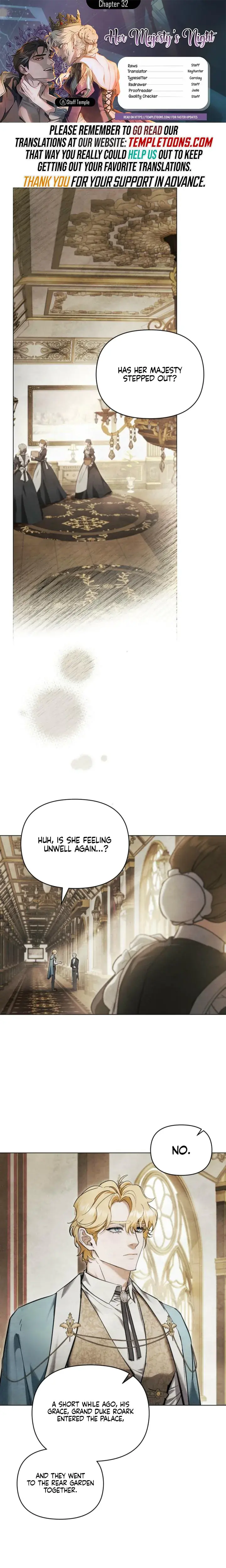 Her Majestys Night Chapter 32 - Page 1