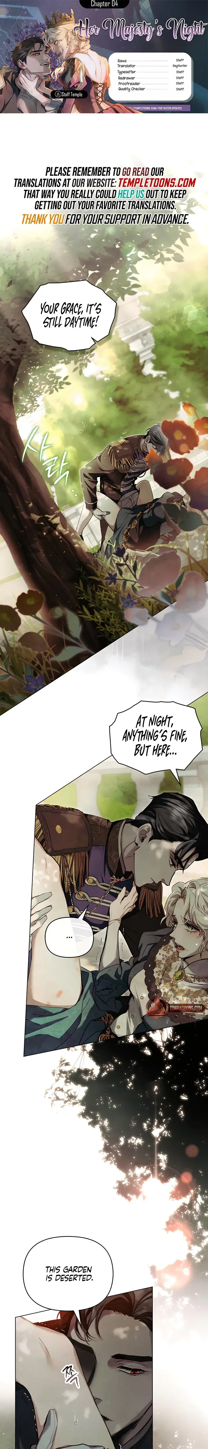 Her Majestys Night Chapter 4 - Page 1