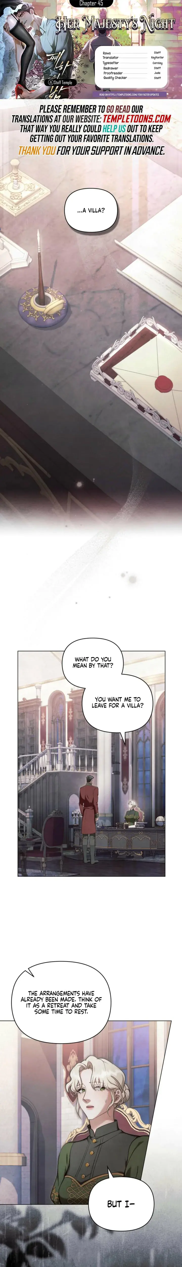 Her Majestys Night Chapter 45 - Page 1