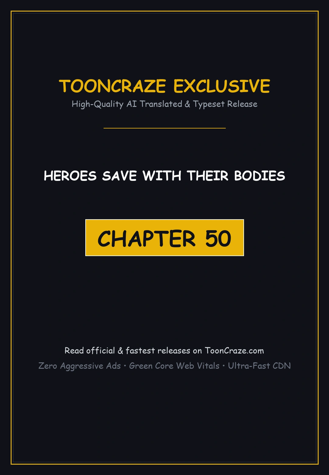 Heroes Save With Their Bodies Chapter 50 - Page 1