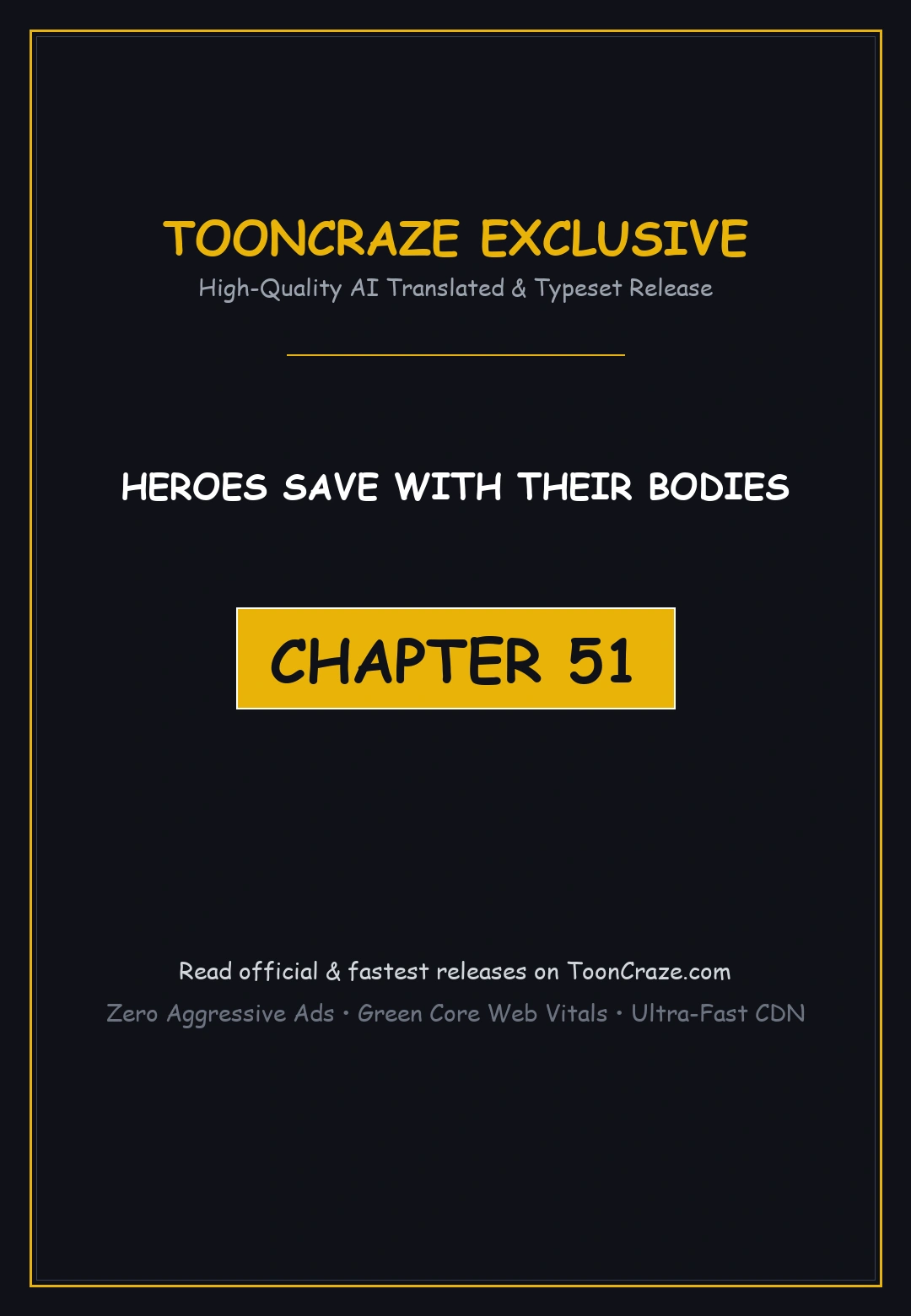 Heroes Save With Their Bodies Chapter 51 - Page 1