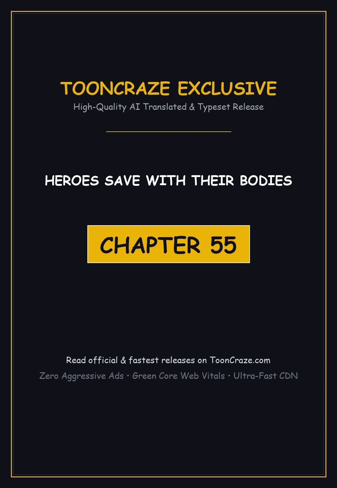 Heroes Save With Their Bodies Chapter 55 - Page 1
