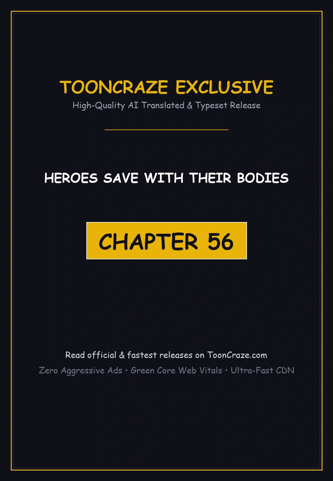 Heroes Save With Their Bodies Chapter 56 - Page 1