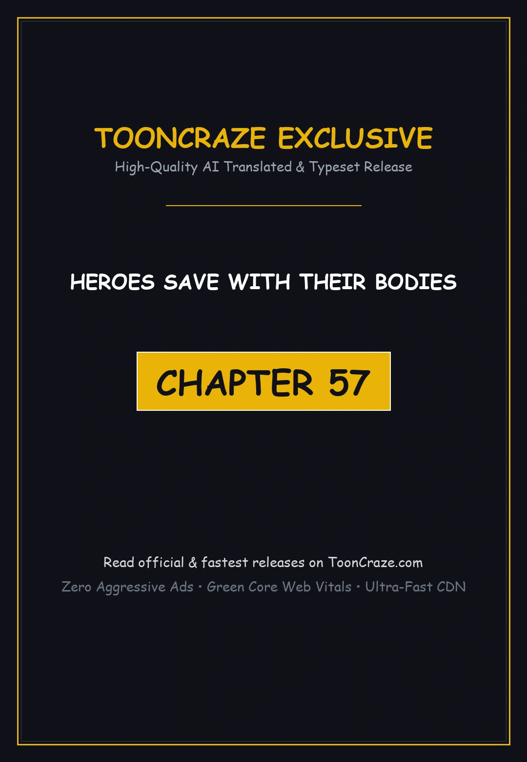 Heroes Save With Their Bodies Chapter 57 - Page 1