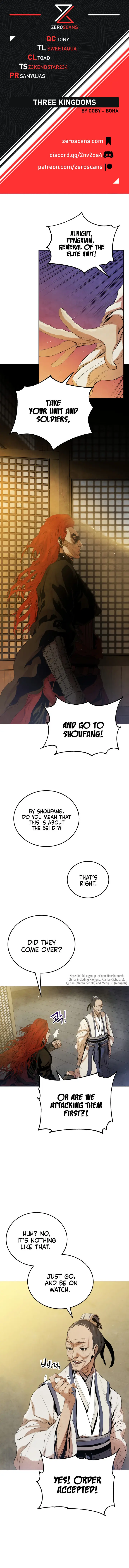 History Of Three States Manhwa Chapter 7 - Page 1