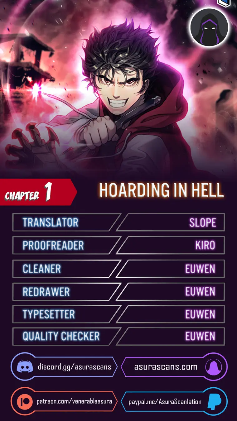 Hoarding In Hell Manhwa Acabbb Chapter 1 - Page 1