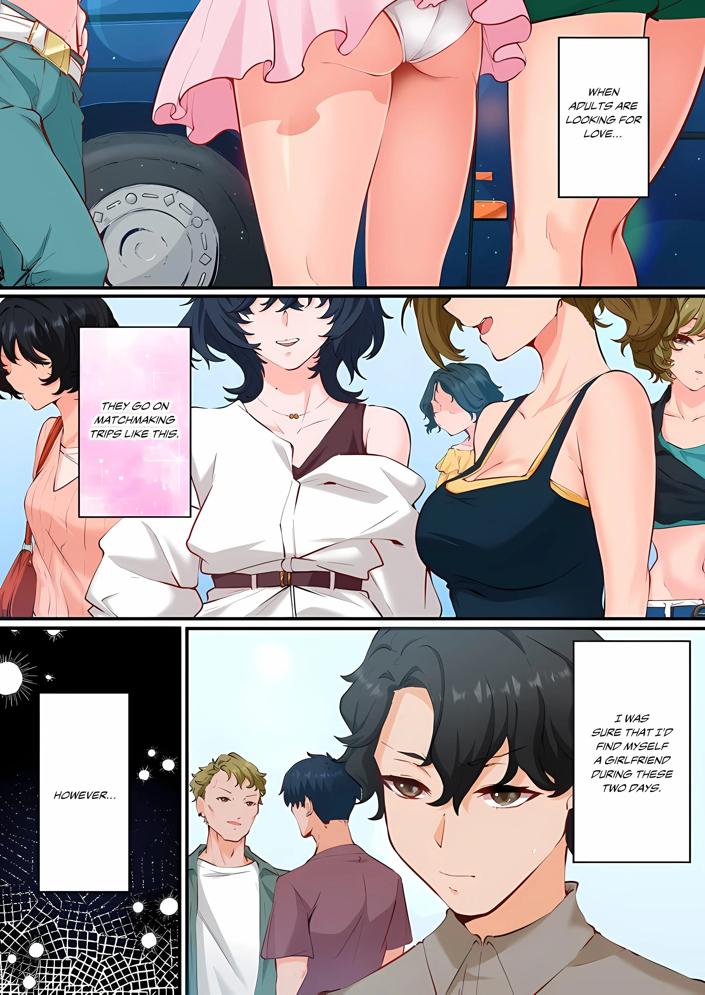Hot Spring Love Affair I M Looking For A Girlfriend But These Girls Just Want Sex Chapter 1 - Page 1