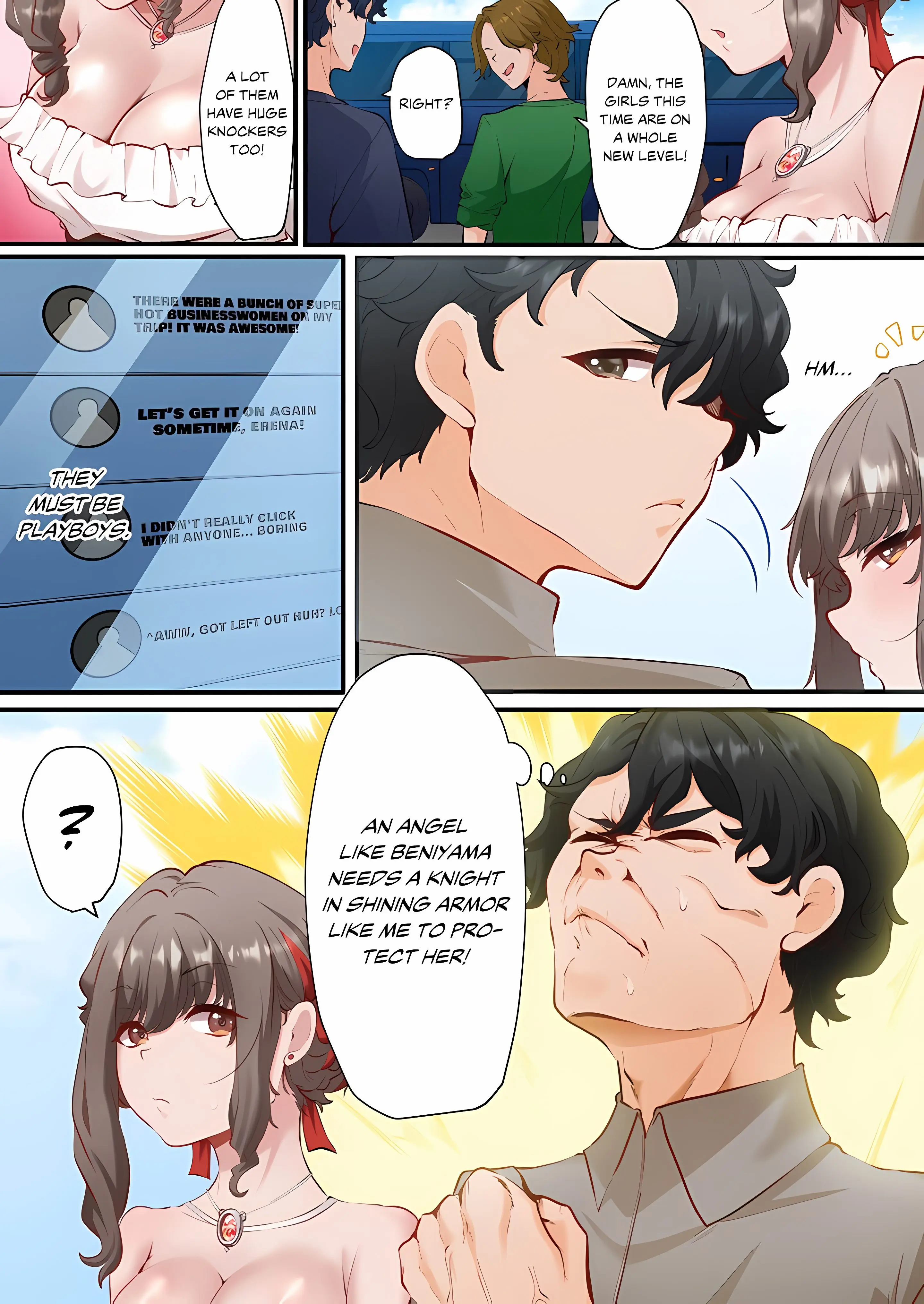 Hot Spring Love Affair I M Looking For A Girlfriend But These Girls Just Want Sex Chapter 1 - Page 4